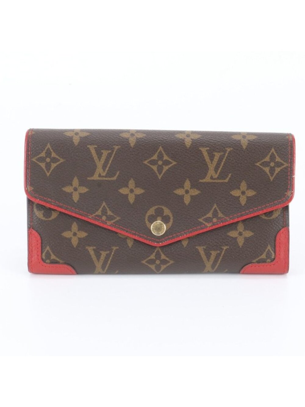 Louis Vuitton Monogram Portefeuille Sarah Retiro Leather Wallet